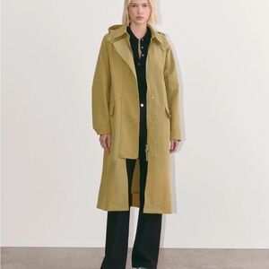 Everlane Women's Tan Hooded Trench Coat